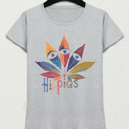 HIPPIES Kadın Kısa Kol Tişört