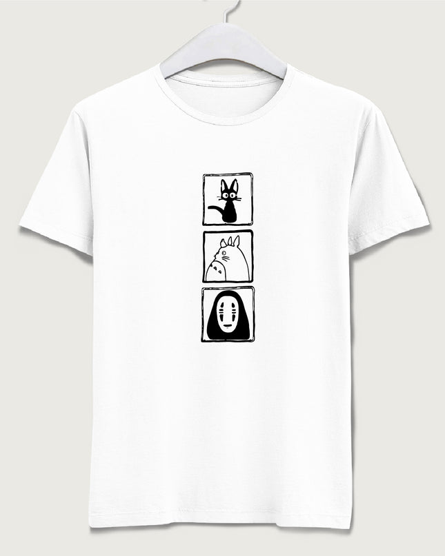 Jiji, Totoro & No-Face tişört