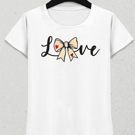 Love bow women's t-shirt