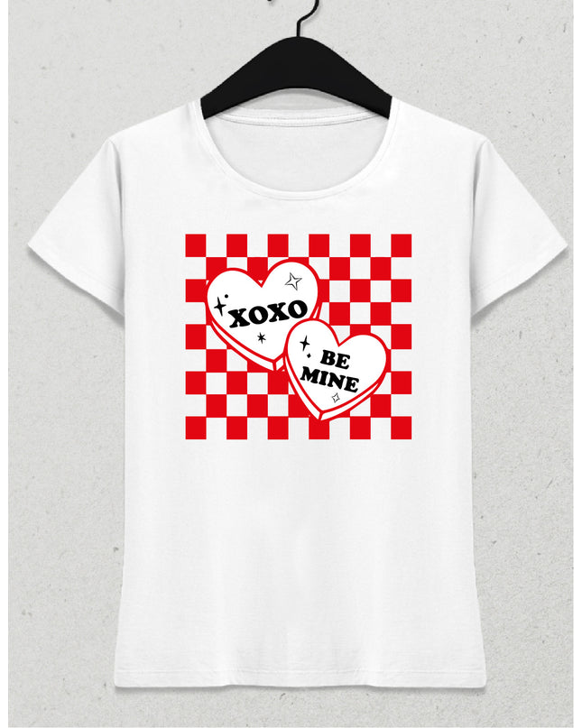 xoxo be mine kadın tişört