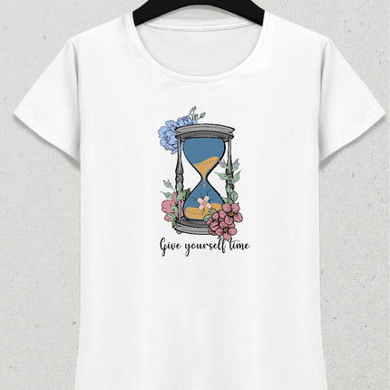 Give your self kadın tişört