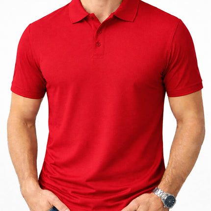 Kırmızı Polo Yaka (minimum 15 adet) - basmatik.com