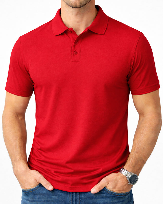 Kırmızı Polo Yaka (minimum 15 adet) - basmatik.com