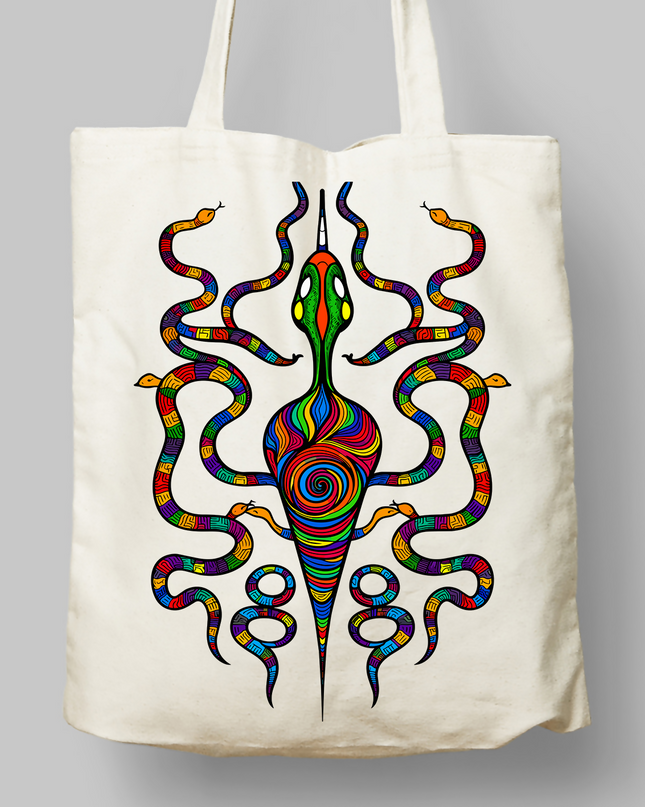 Psychedelic Serpent Totem