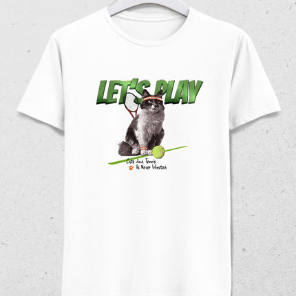 Let's play cat t-shirt