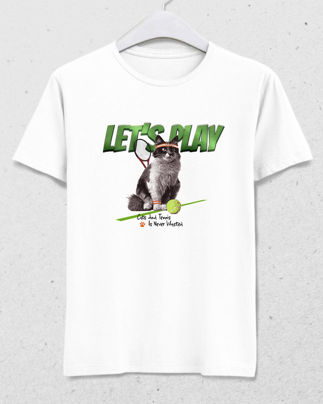 Let's play cat t-shirt
