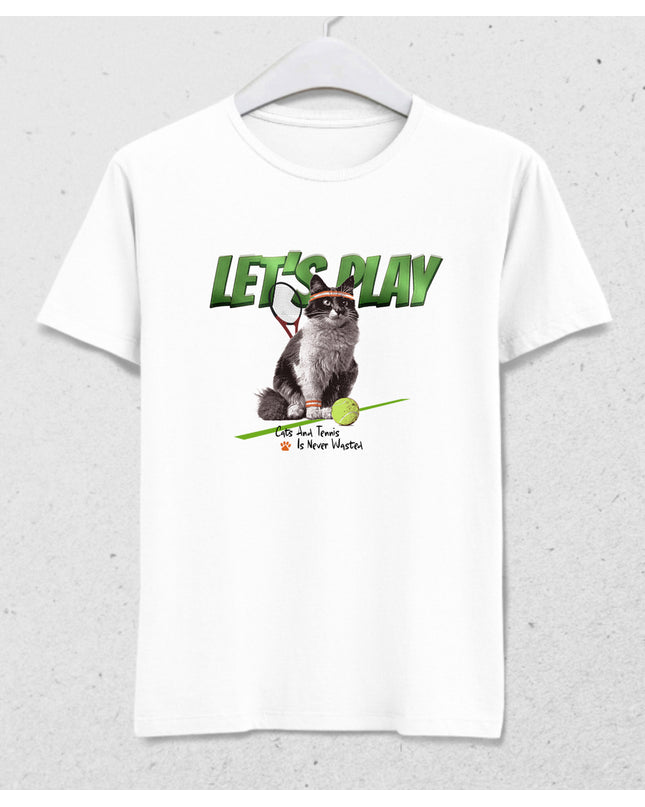 Let's play cat t-shirt