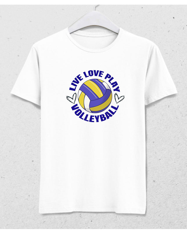 Live love play volleyball t-shirt