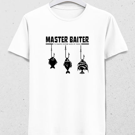 Master Baiter balıkçı tişört