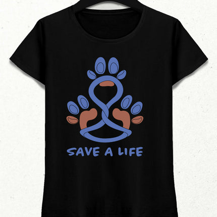 SAVE A LIFE Kısa Kol Tişört