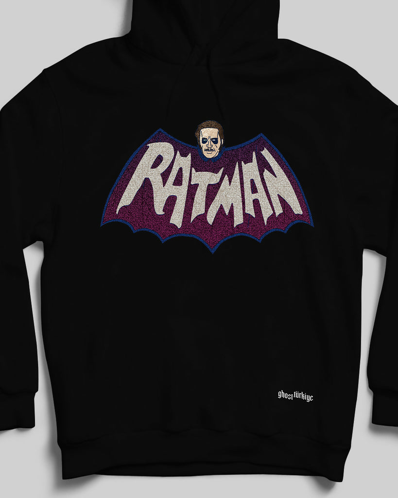 Ratman Vintage Kapüşonlu Sweatshirt