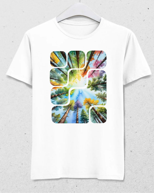 Gökyüzü ve Ağaçlar Erkek Tişört