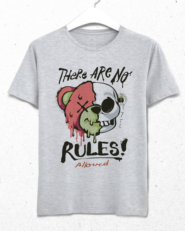 No Rules Teddy bear tişört