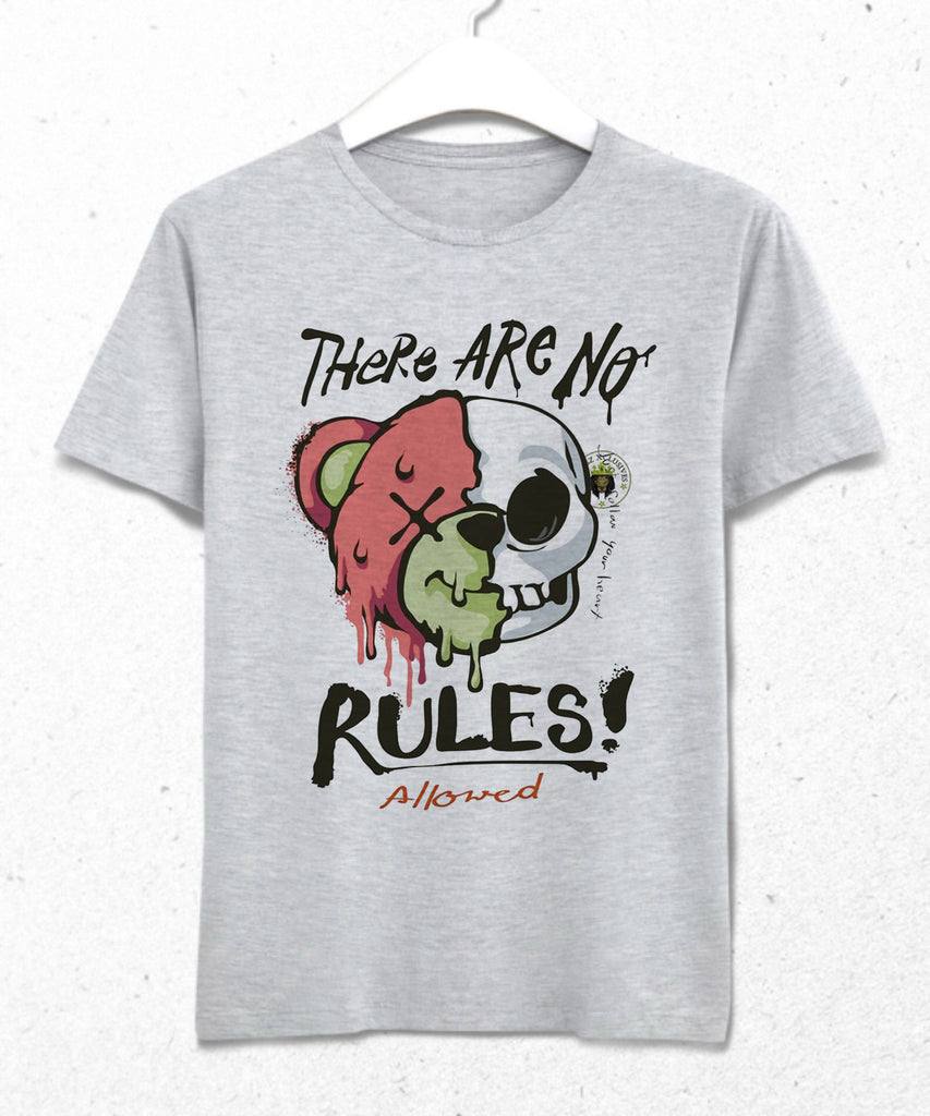 No Rules Teddy bear t-shirt