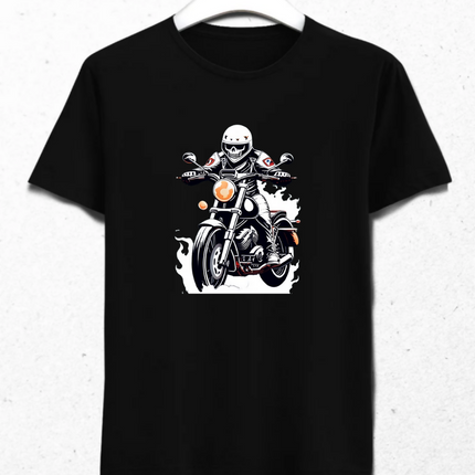 Motorcycle Skeleton Men's T-Shirt 