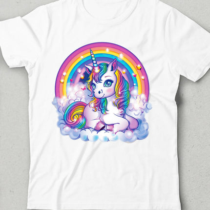 Unicorn Boynuzlu At Çocuk Tişört