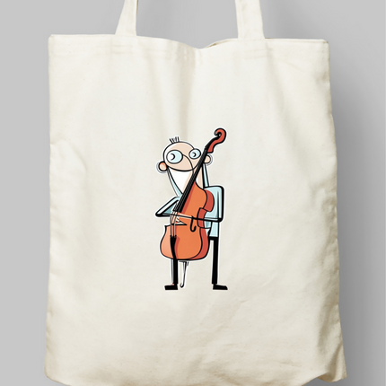 Müzisyen Bez Çanta