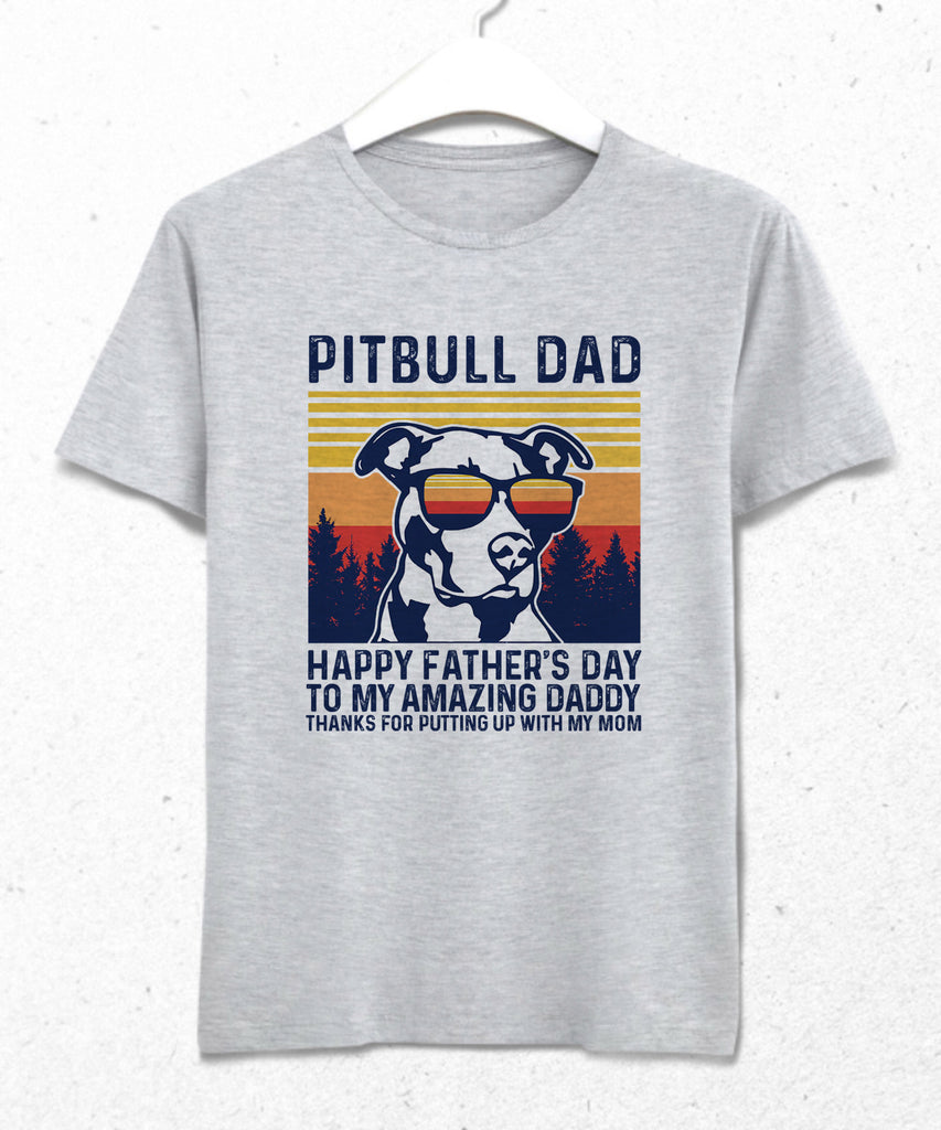 Pitbull hotsell dad shirt