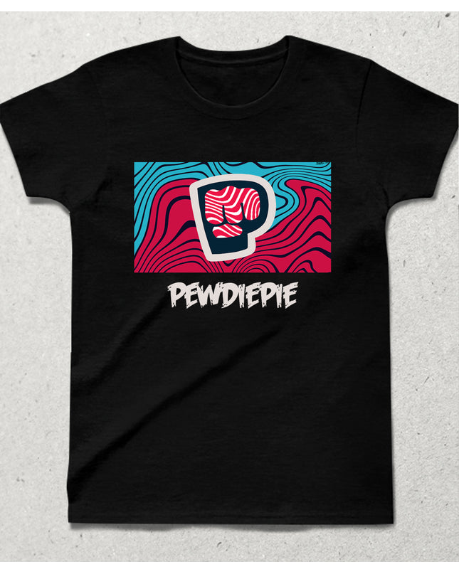 PewDiePie wave çocuk tişört