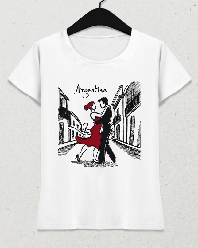 ARGENTINA Tişört - Kadın Kısa Kol