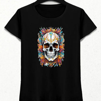 Renkli Kurukafa Kadın Tişört