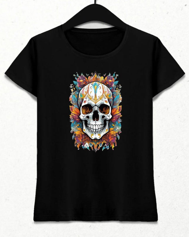 Renkli Kurukafa Kadın Tişört