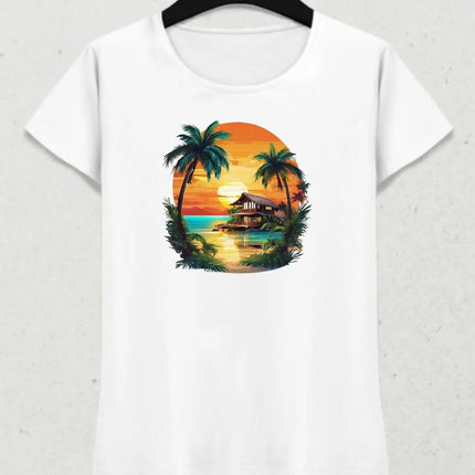 Gün Batımı Kadın Tişört