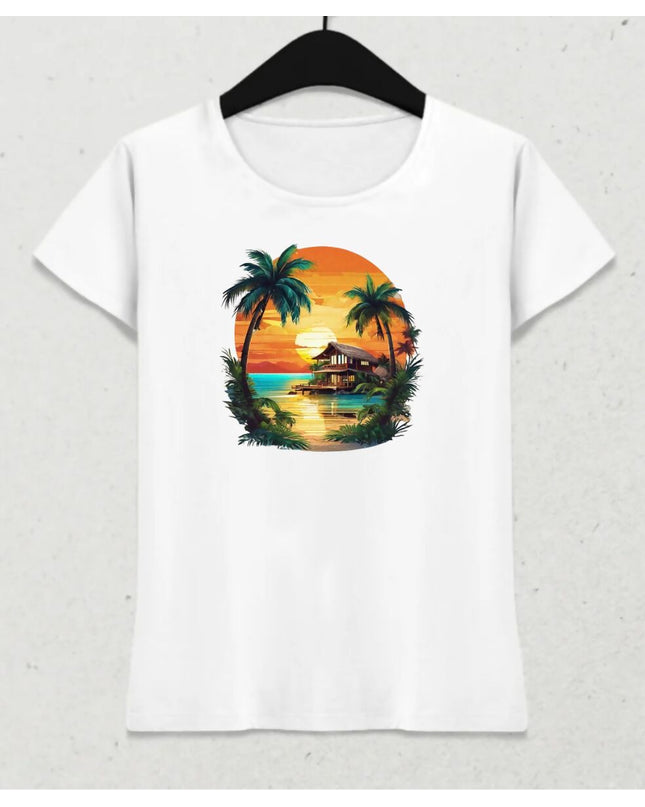 Gün Batımı Kadın Tişört