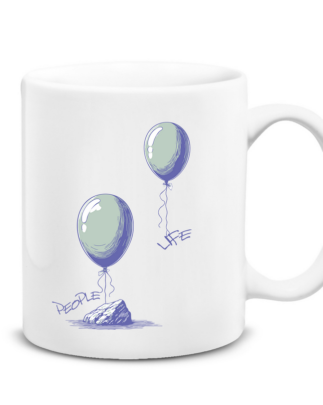 PEOPLE AND LIFE - Düz Kupa Bardak