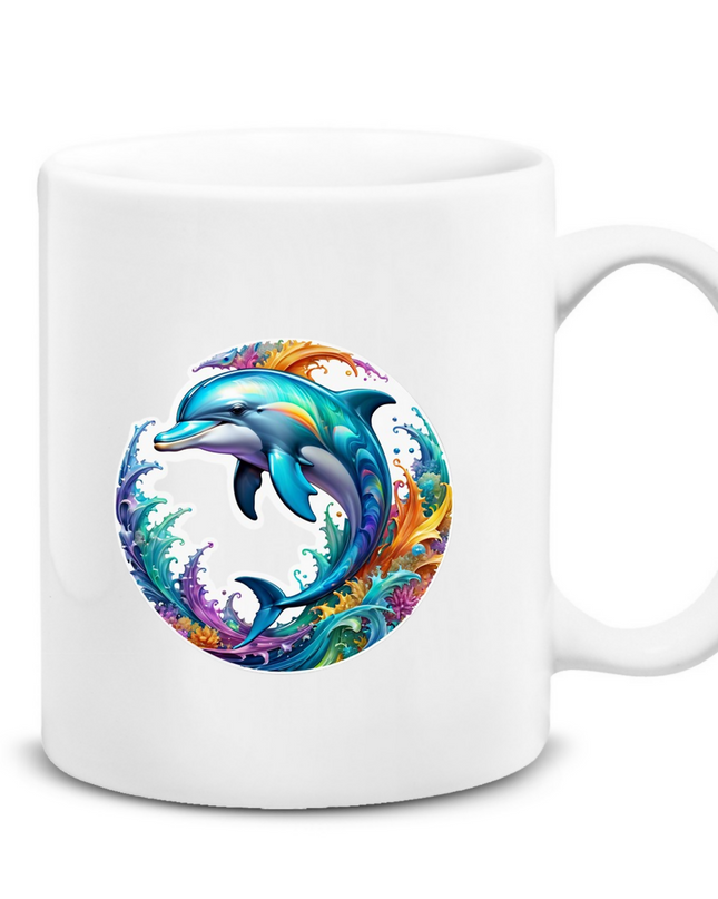 Renkli Yunus Kupa Bardak