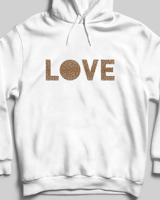Love Kapşonlu Unisex Sweatshirt