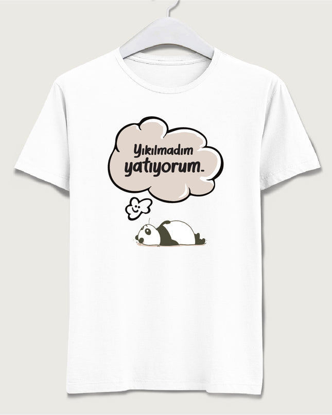 Yıkılmadım yatıyorum tişört - basmatik.com