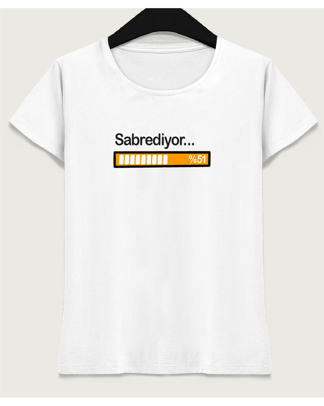 Sabrediyor... tişört - basmatik.com