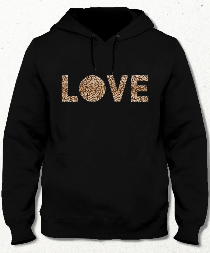 Love Kapşonlu Unisex Sweatshirt