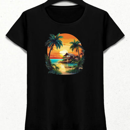 Gün Batımı Kadın Tişört