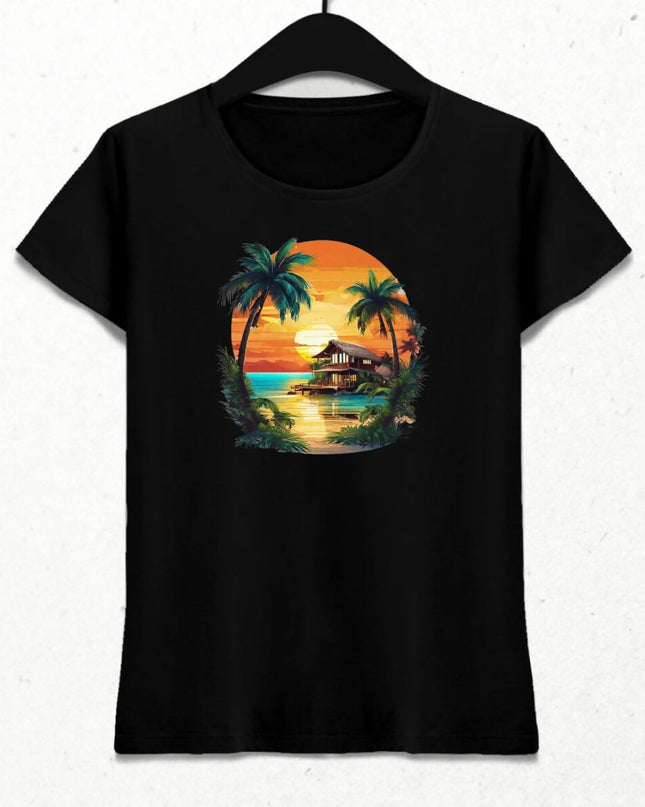 Gün Batımı Kadın Tişört