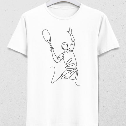 Tennis line art t-shirt