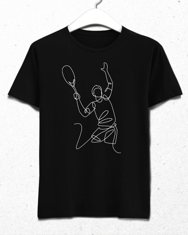 Tennis line art t-shirt