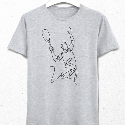 Tennis line art t-shirt