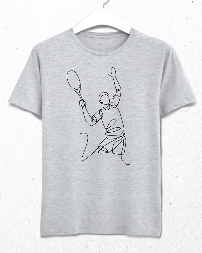 Tennis line art t-shirt