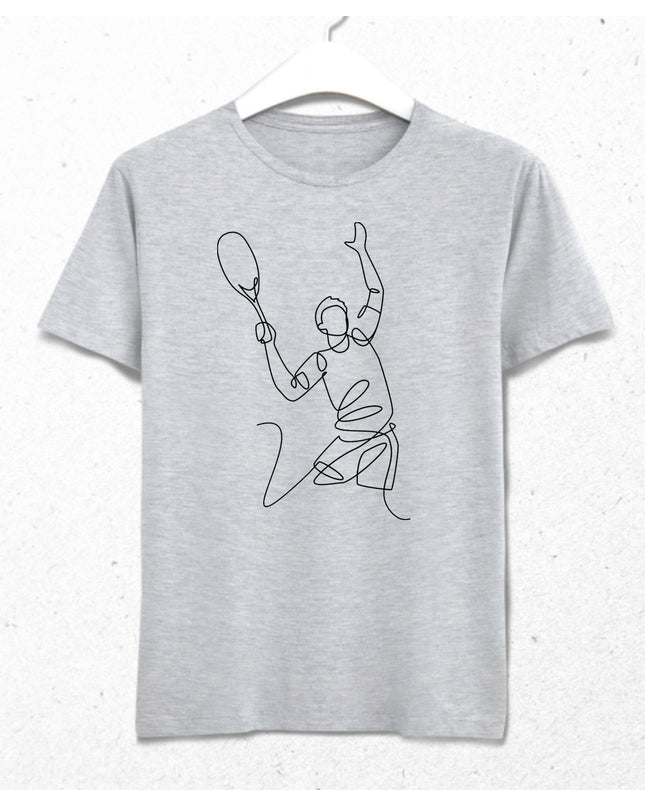 Tennis line art t-shirt