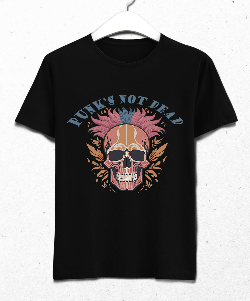 PUNK'S NOT DEAD Kısa Kol Tişört | basmatik.com