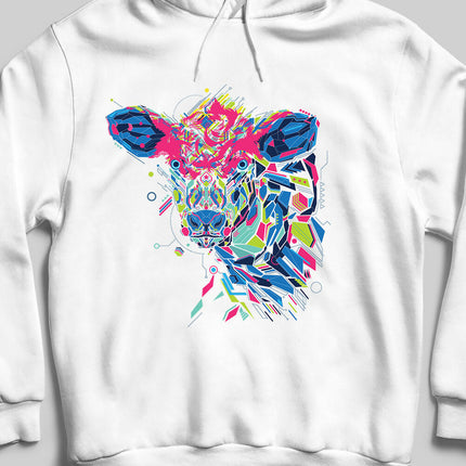 Color Cow Kapüşonlu Sweatshirt