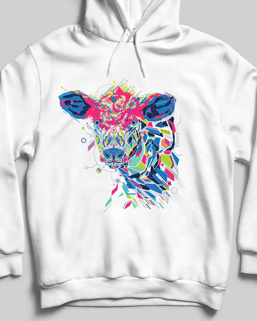 Color Cow Kapüşonlu Sweatshirt