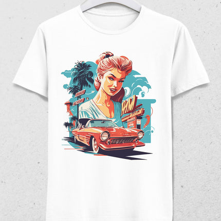 Vegas roads tişört - basmatik.com