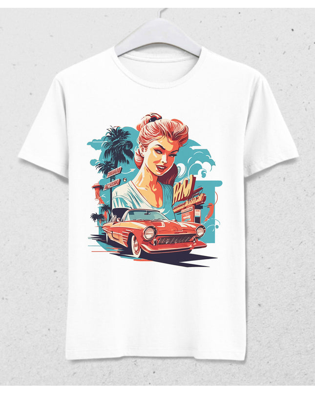 Vegas roads tişört - basmatik.com