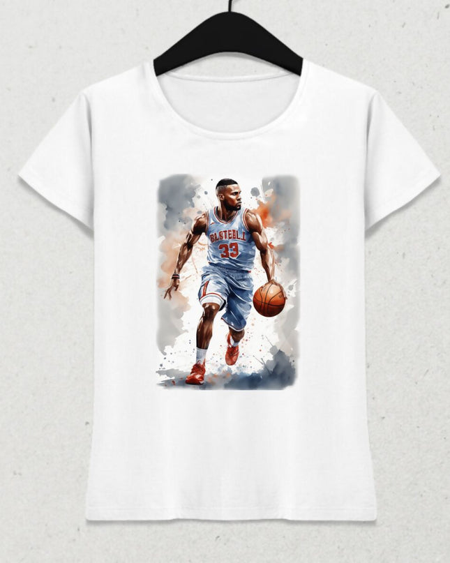Basketbolcu Kadın Tişört