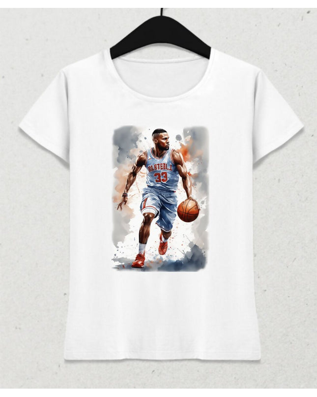 Basketbolcu Kadın Tişört