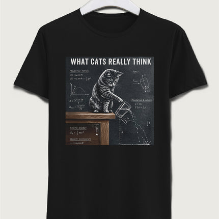 What cats really think tişört