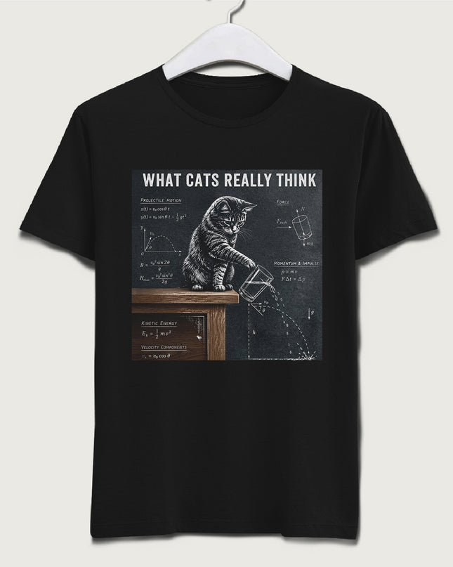 What cats really think tişört
